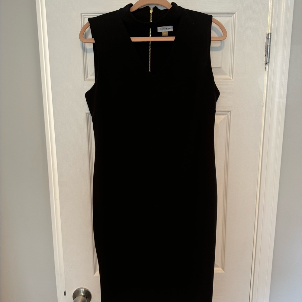 Calvin Klein Black Midi Dress